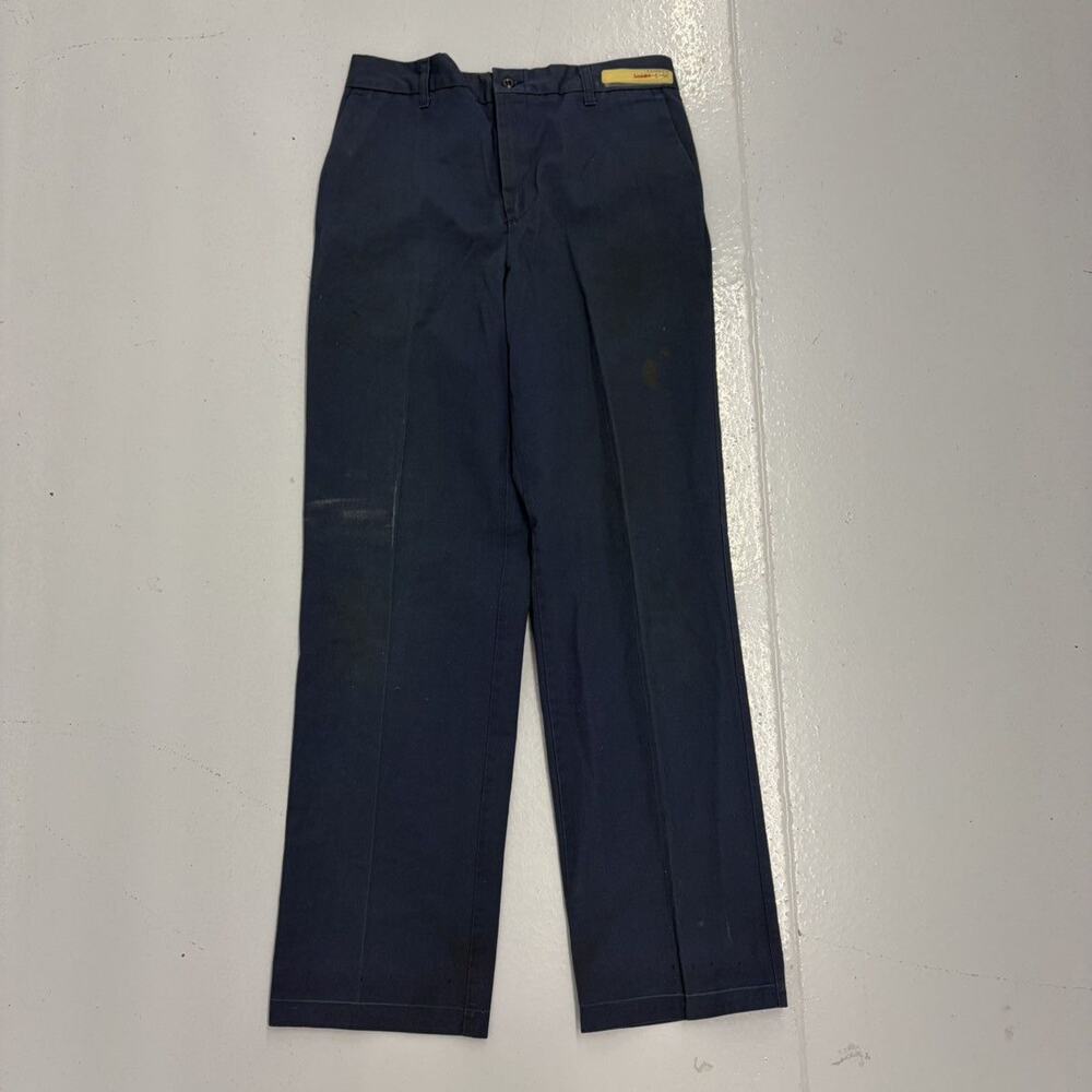 Vintage 80s Cintas Blue Canvas Workwear Chinos 31x31